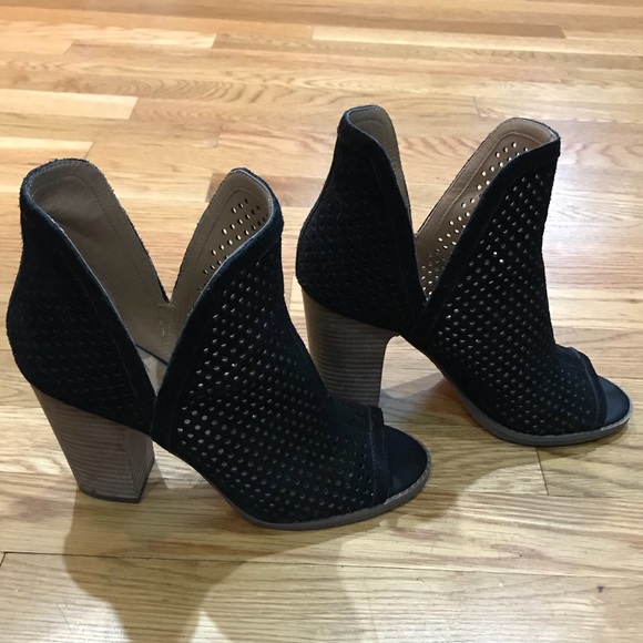 lucky brand open toe ankle boots